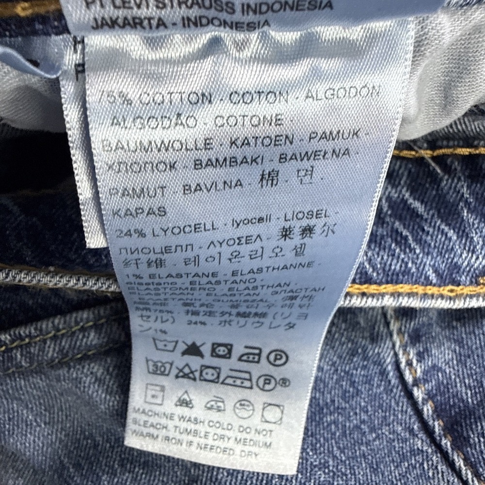Levi's 502 Taper Jeans Men's 30X30 (30x 28.5)  Tapered Fit Blue Stretch NWT - Picture 12 of 15